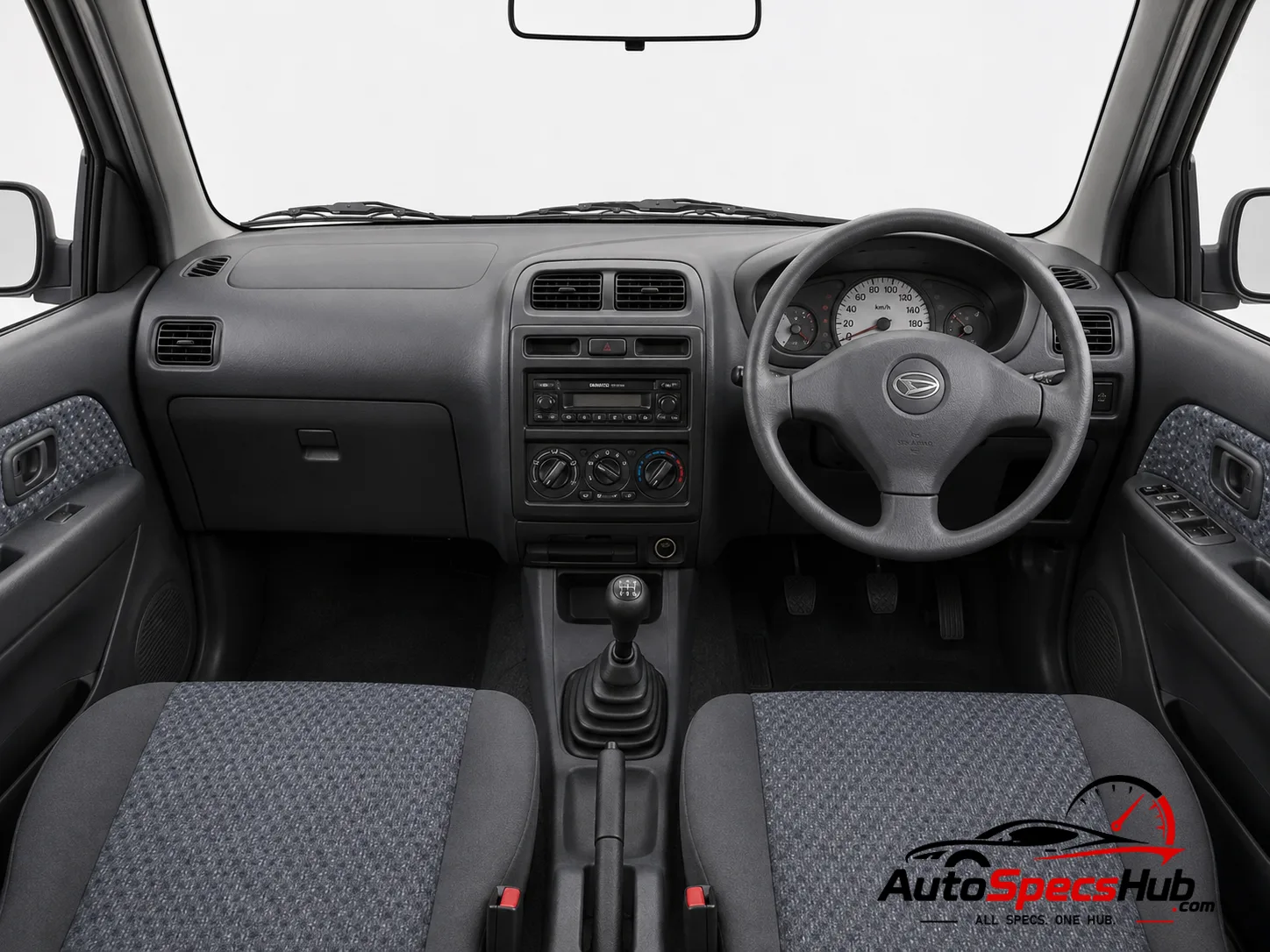 2003 Daihatsu Terios 1.3 interior dashboard and front cabin