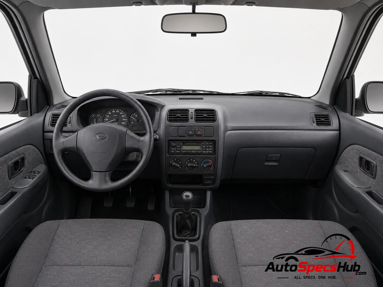 2001 Daihatsu Terios 1.3 4x4 interior dashboard and front cabin