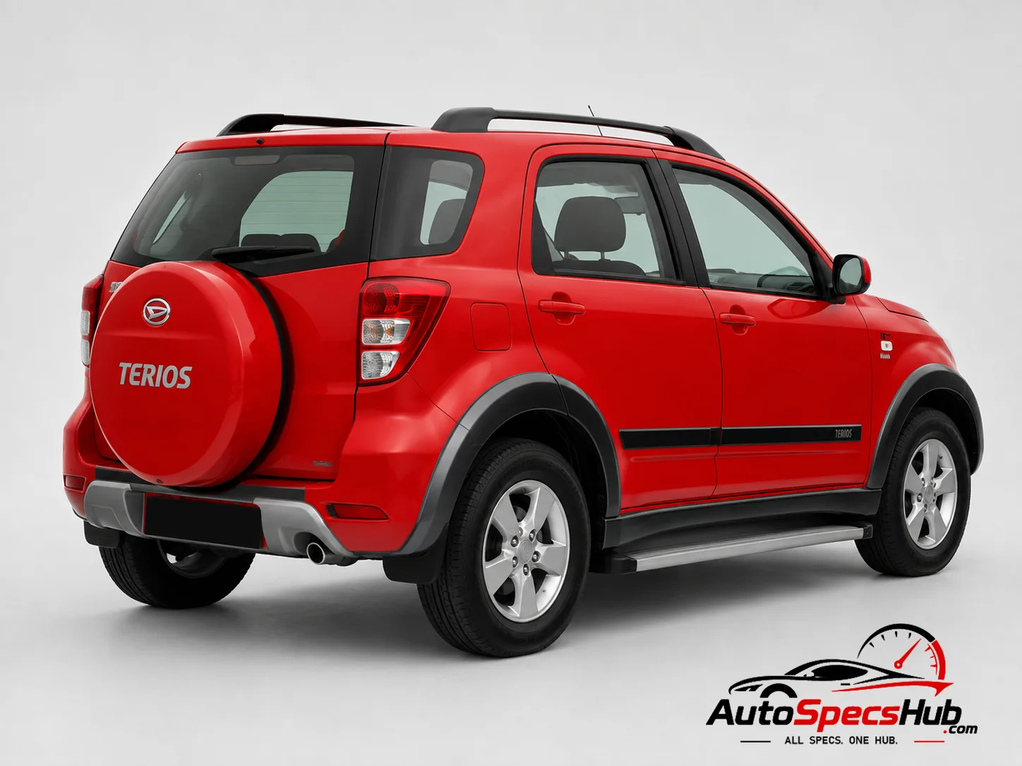 2006 Daihatsu Terios 1.5 4WD rear three-quarter view