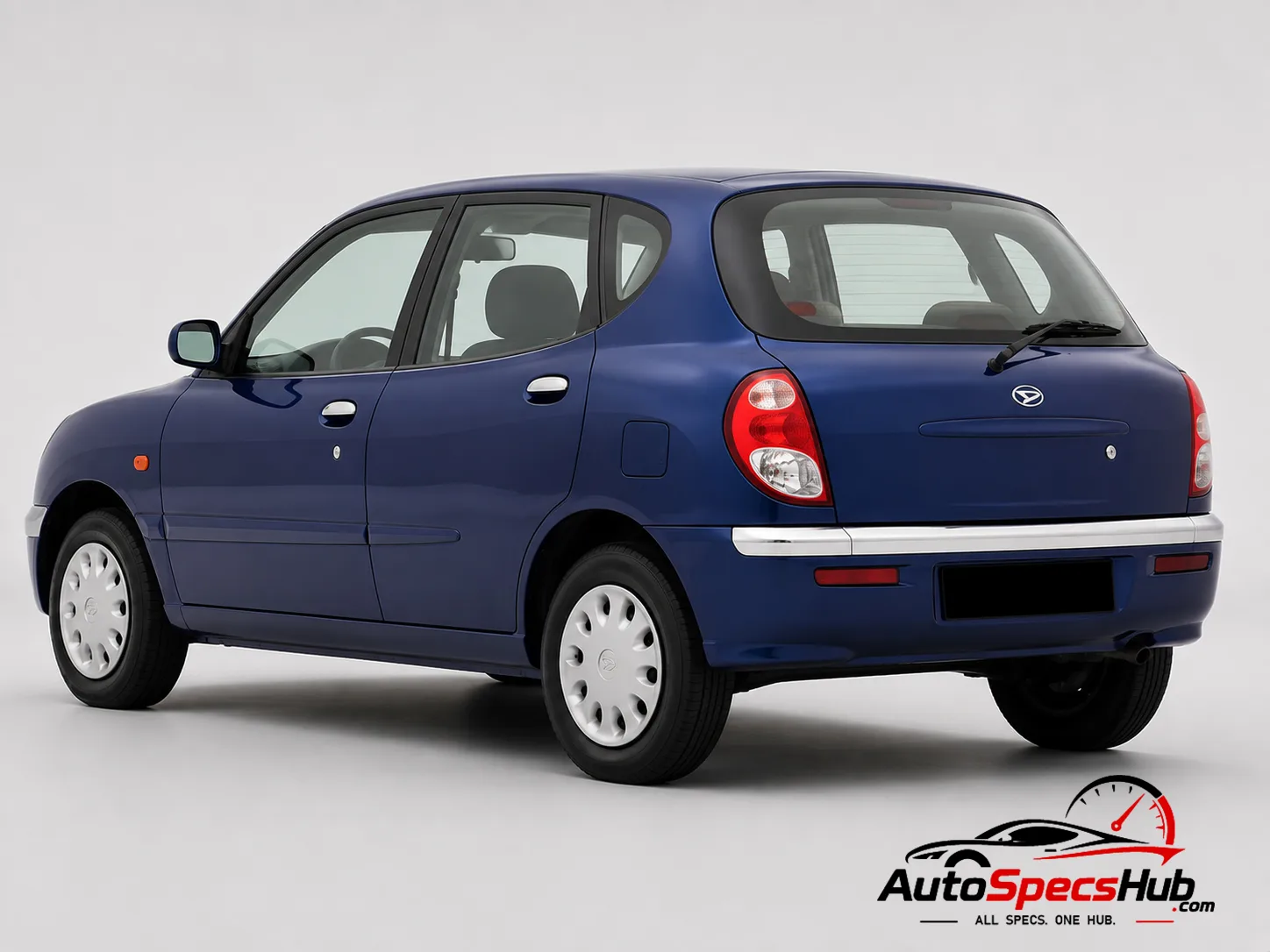 1998 Daihatsu Sirion 1.0 rear three-quarter view