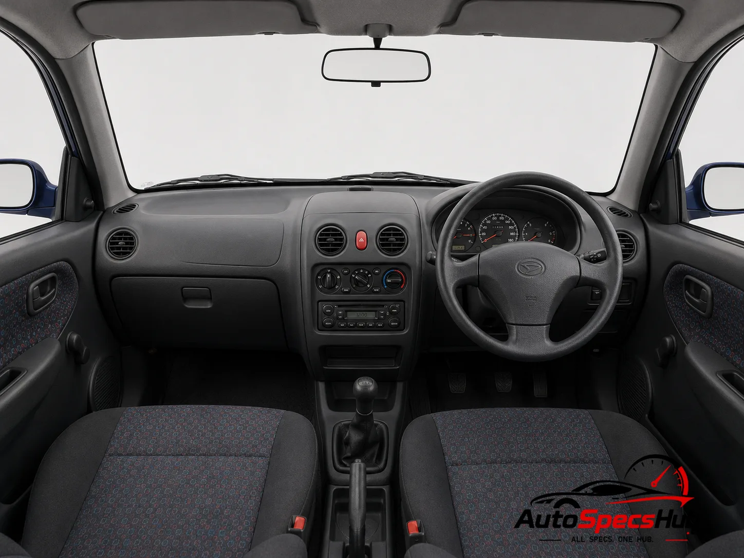 1998 Daihatsu Sirion 1.0 interior dashboard and front cabin