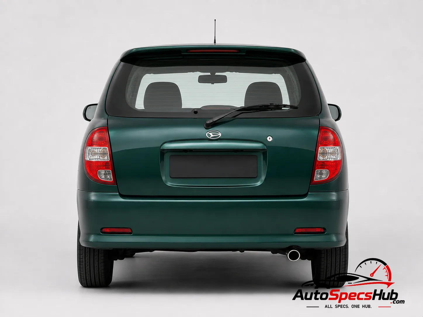 2001 Daihatsu Sirion 1.3 rear view