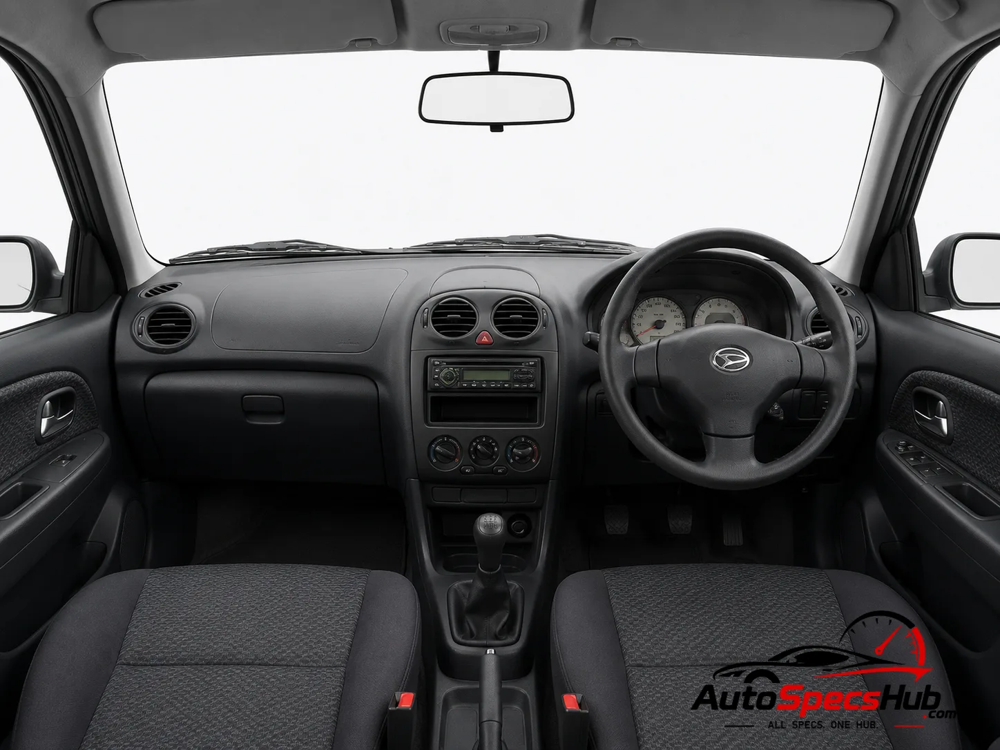 2001 Daihatsu Sirion 1.3 interior dashboard and front cabin