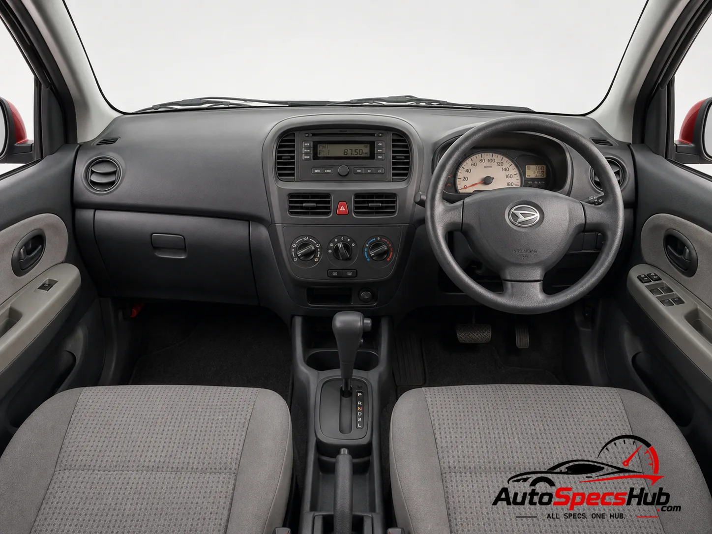 2005 Daihatsu Sirion 1.3 interior dashboard and front cabin