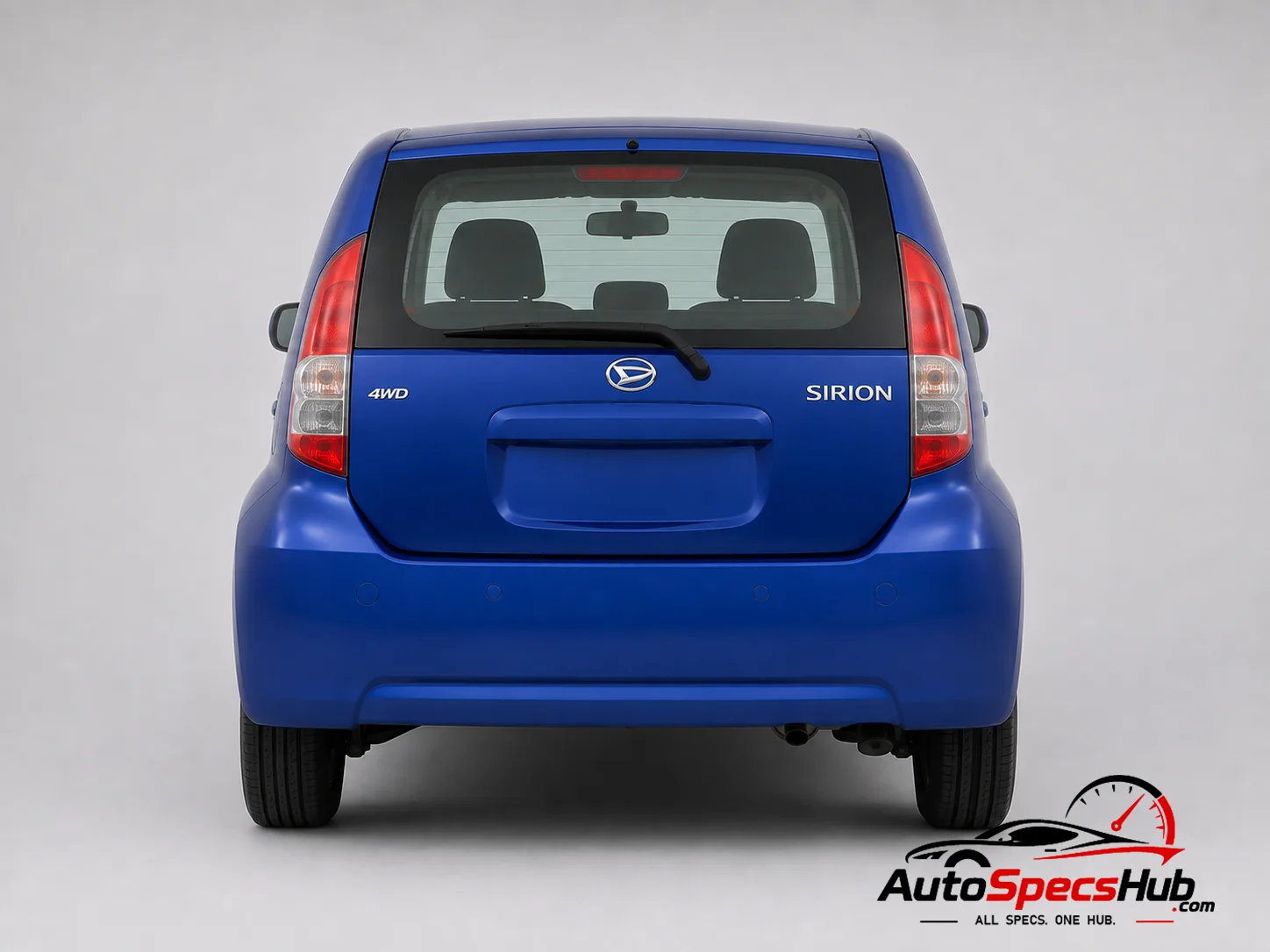 2006 Daihatsu Sirion 1.3 Eco 4WD rear view