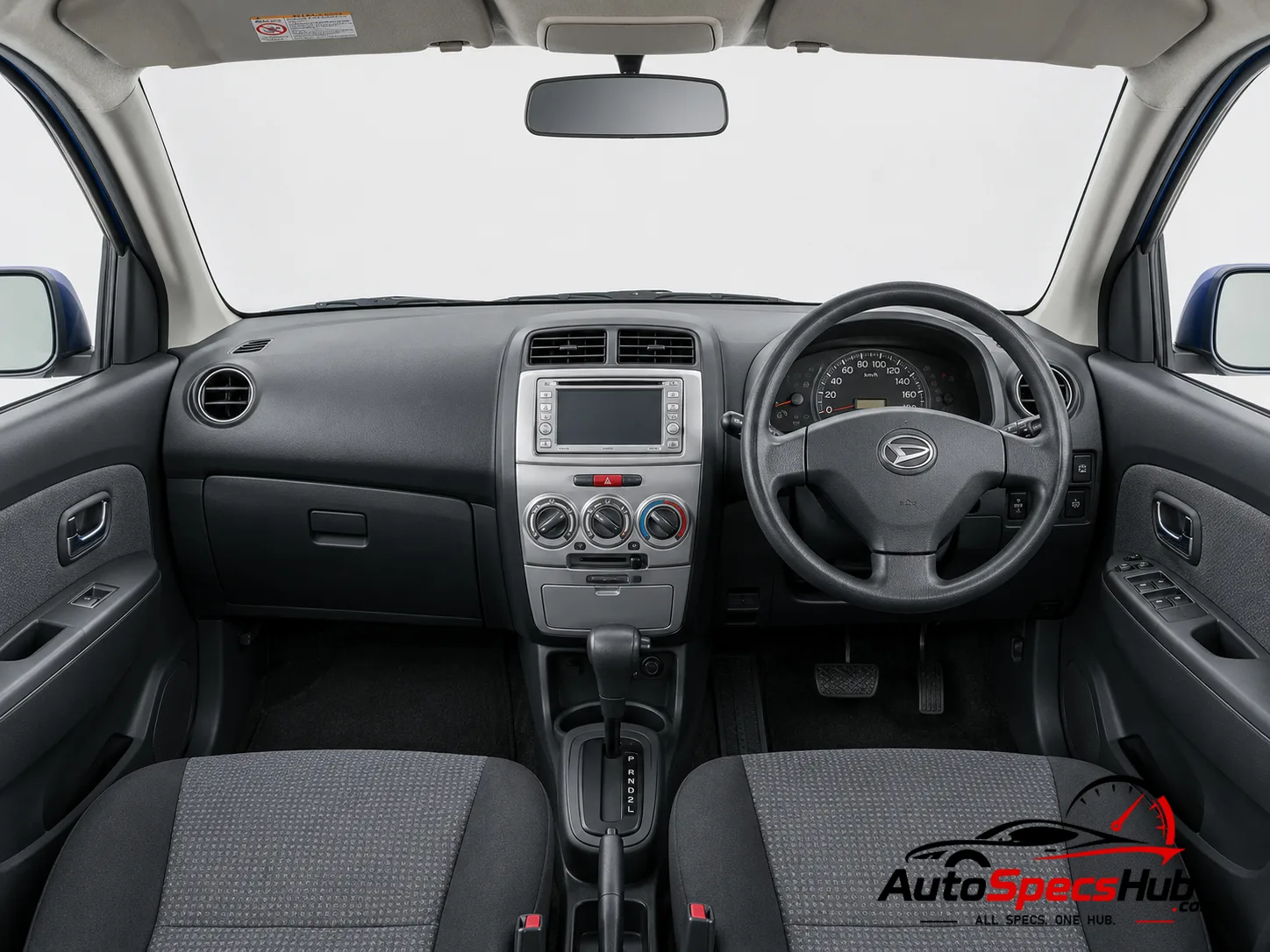 2006 Daihatsu Sirion 1.3 Eco 4WD interior dashboard and front cabin