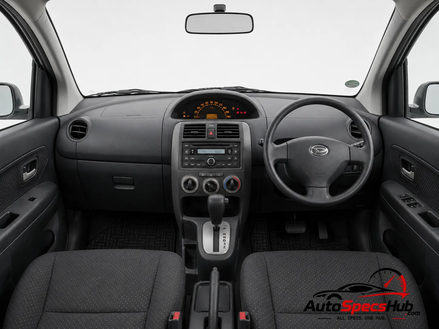 2008 Daihatsu Sirion 1.3 interior dashboard and front cabin