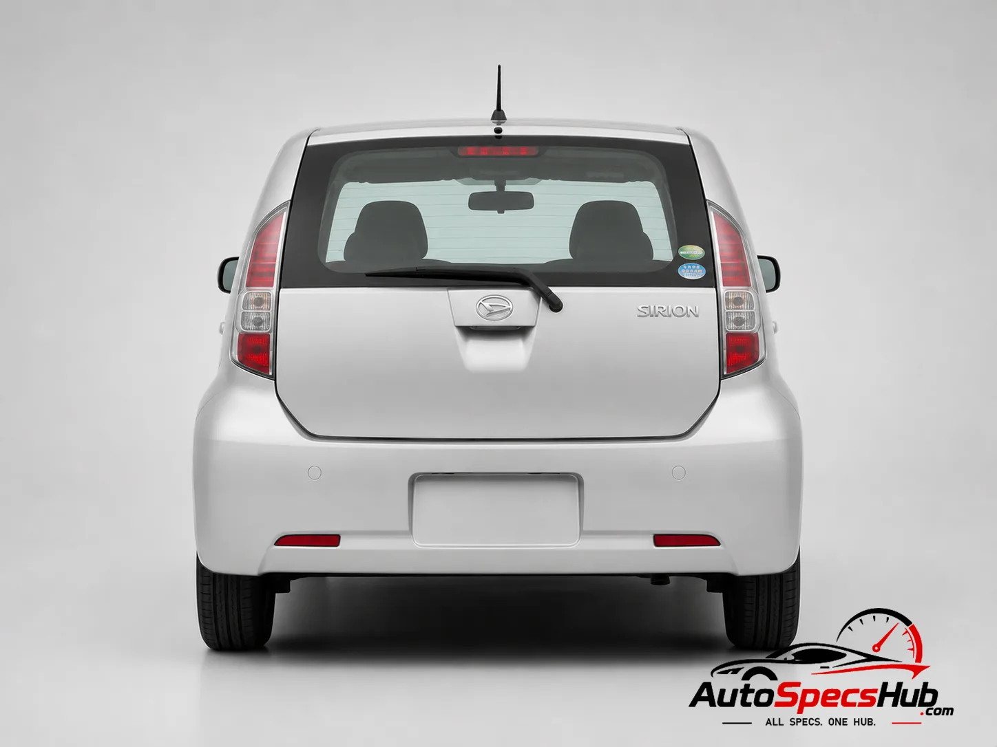 2008 Daihatsu Sirion 1.3 Eco 4WD rear view
