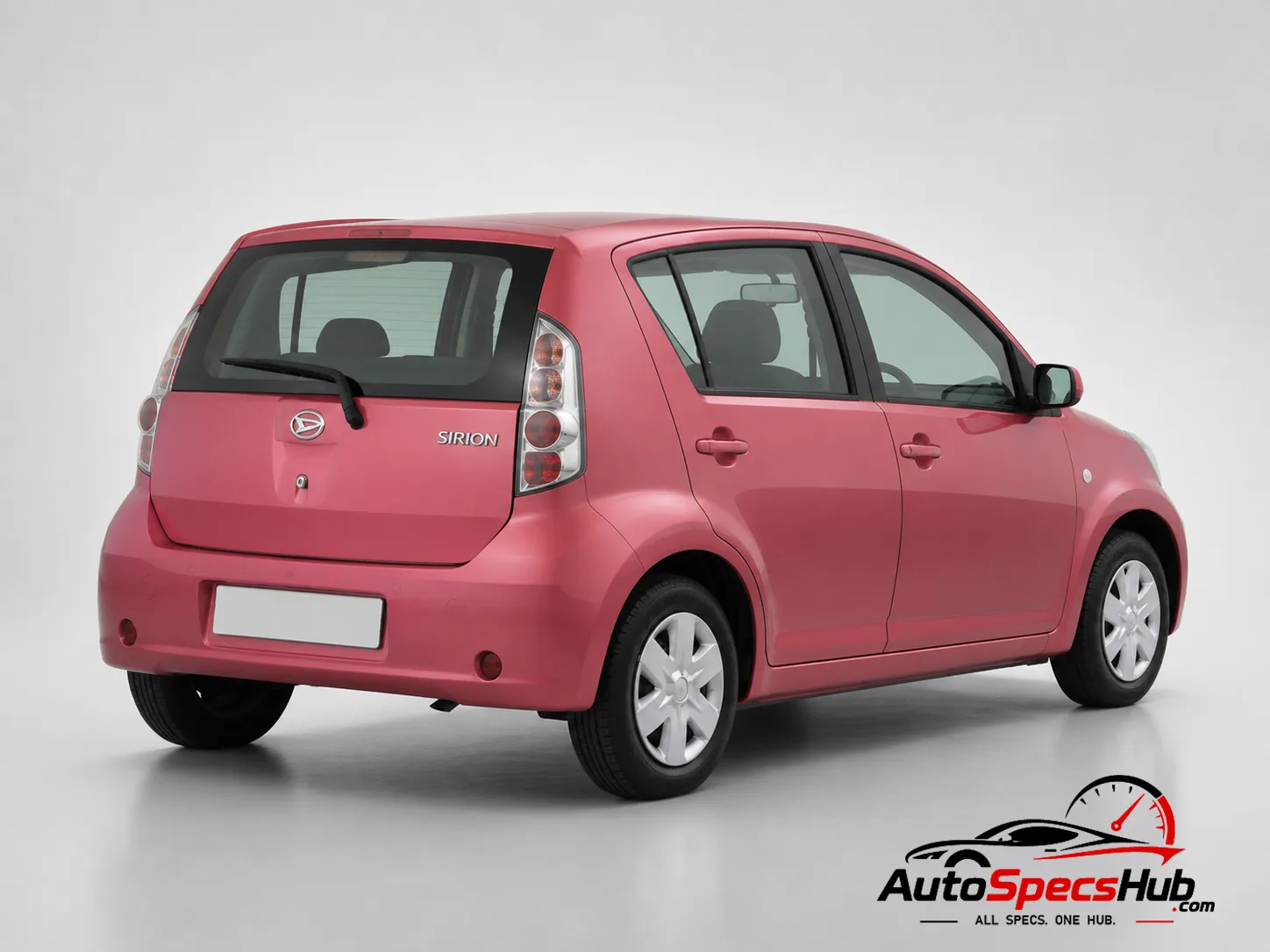 2005 Daihatsu Sirion 1.0 rear three-quarter view