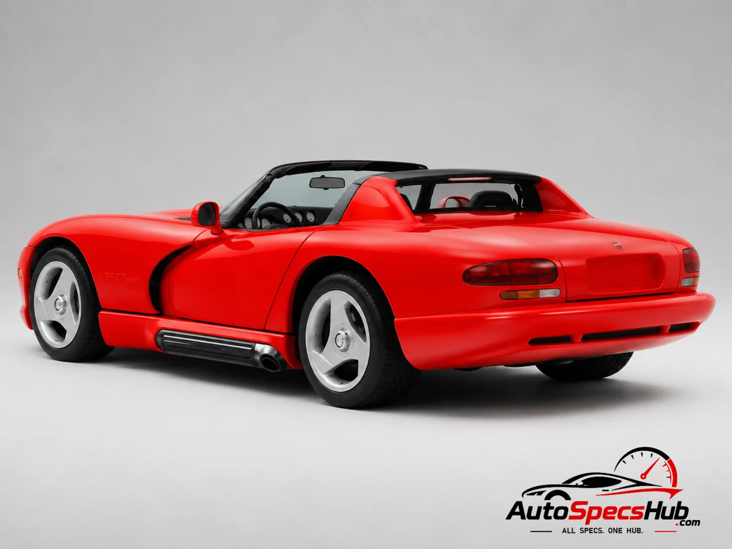 1992 (SR I) Dodge Viper RT/10 rear three-quarter view