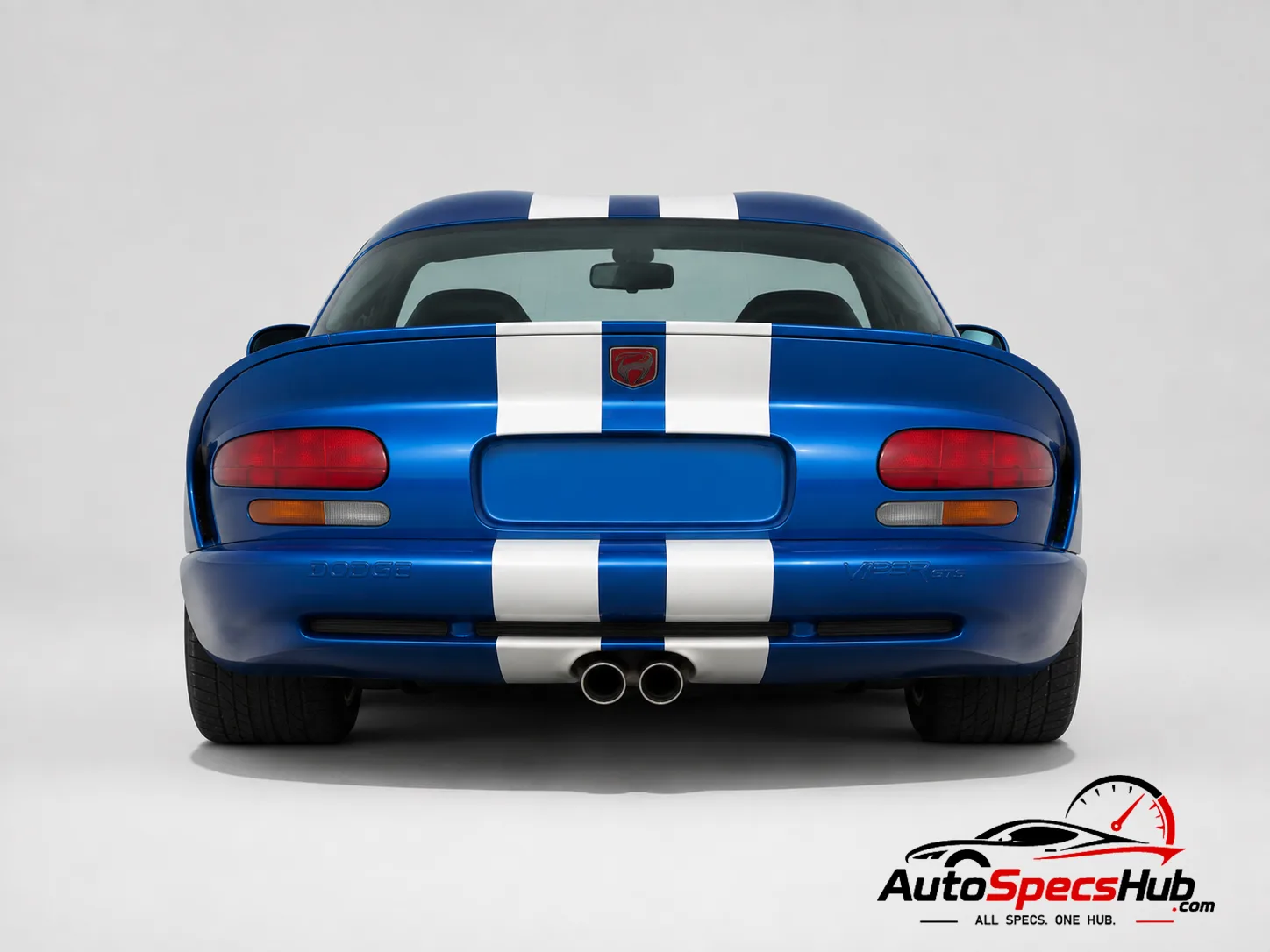 1996 (SR II) Dodge Viper GTS rear view