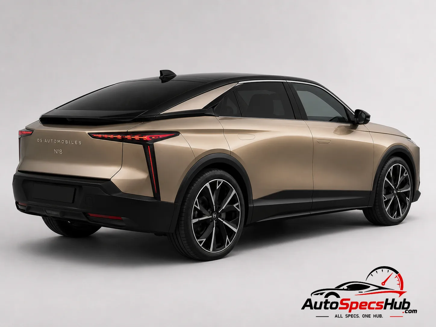 2025 DS N°8 FWD rear three-quarter view