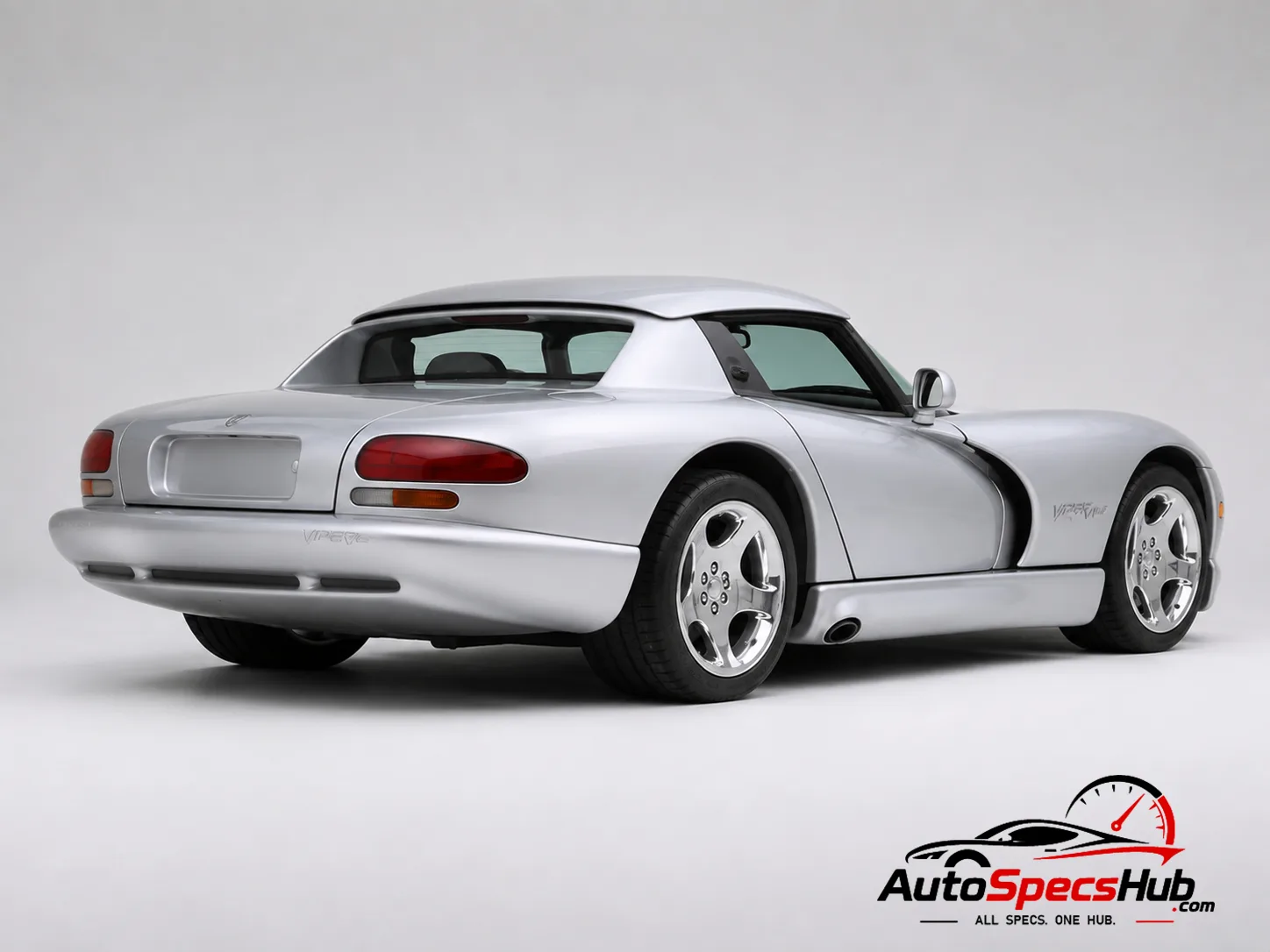 1998 (SR II) Dodge Viper RT/10 rear three-quarter view