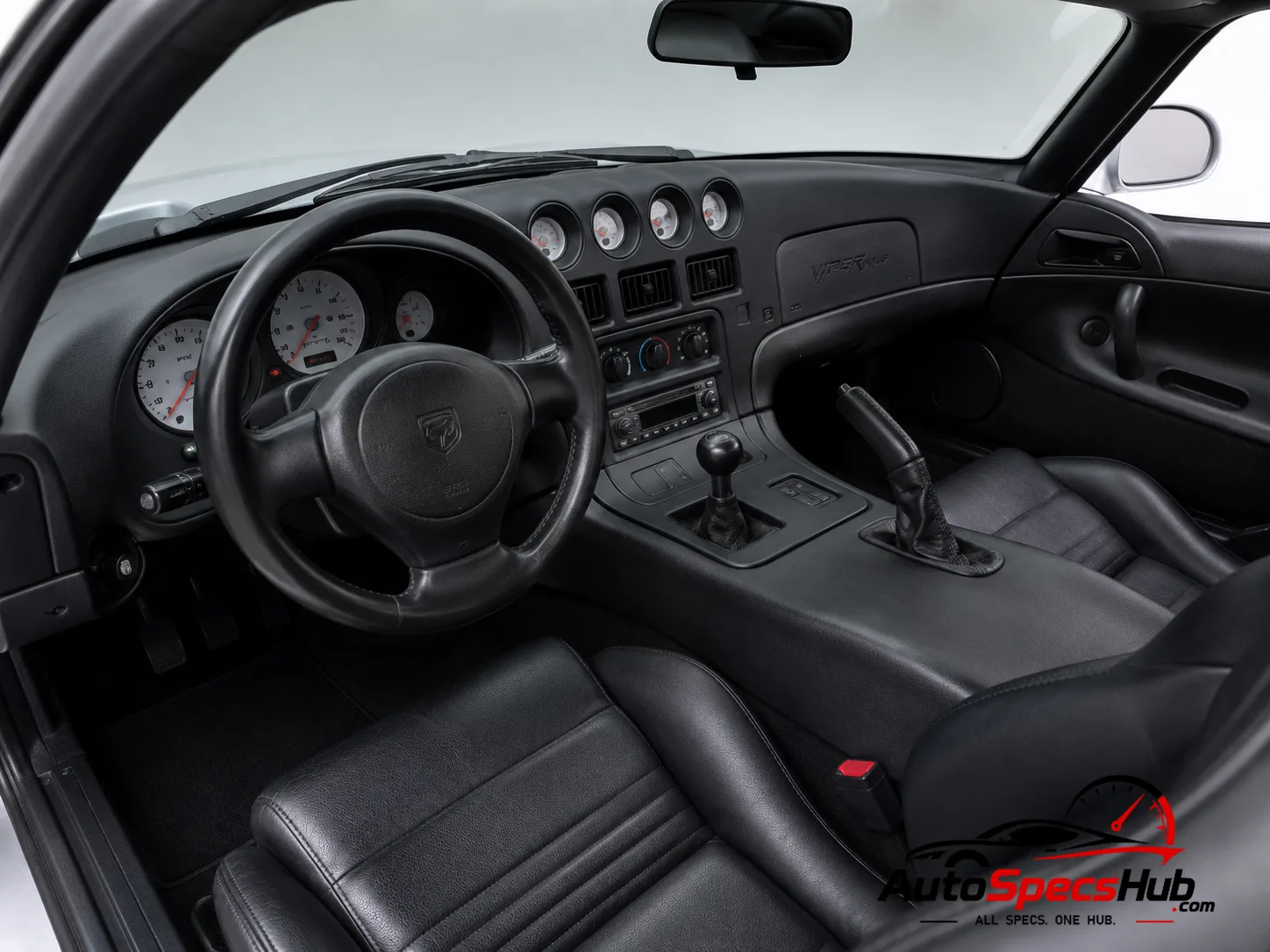 1998 (SR II) Dodge Viper RT/10 interior cockpit and seats