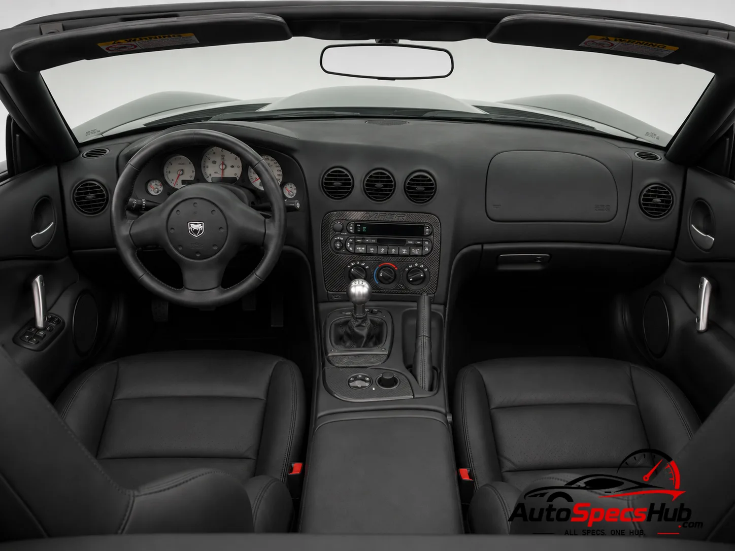2002 (ZB I) Dodge Viper SRT-10 interior cockpit and seats