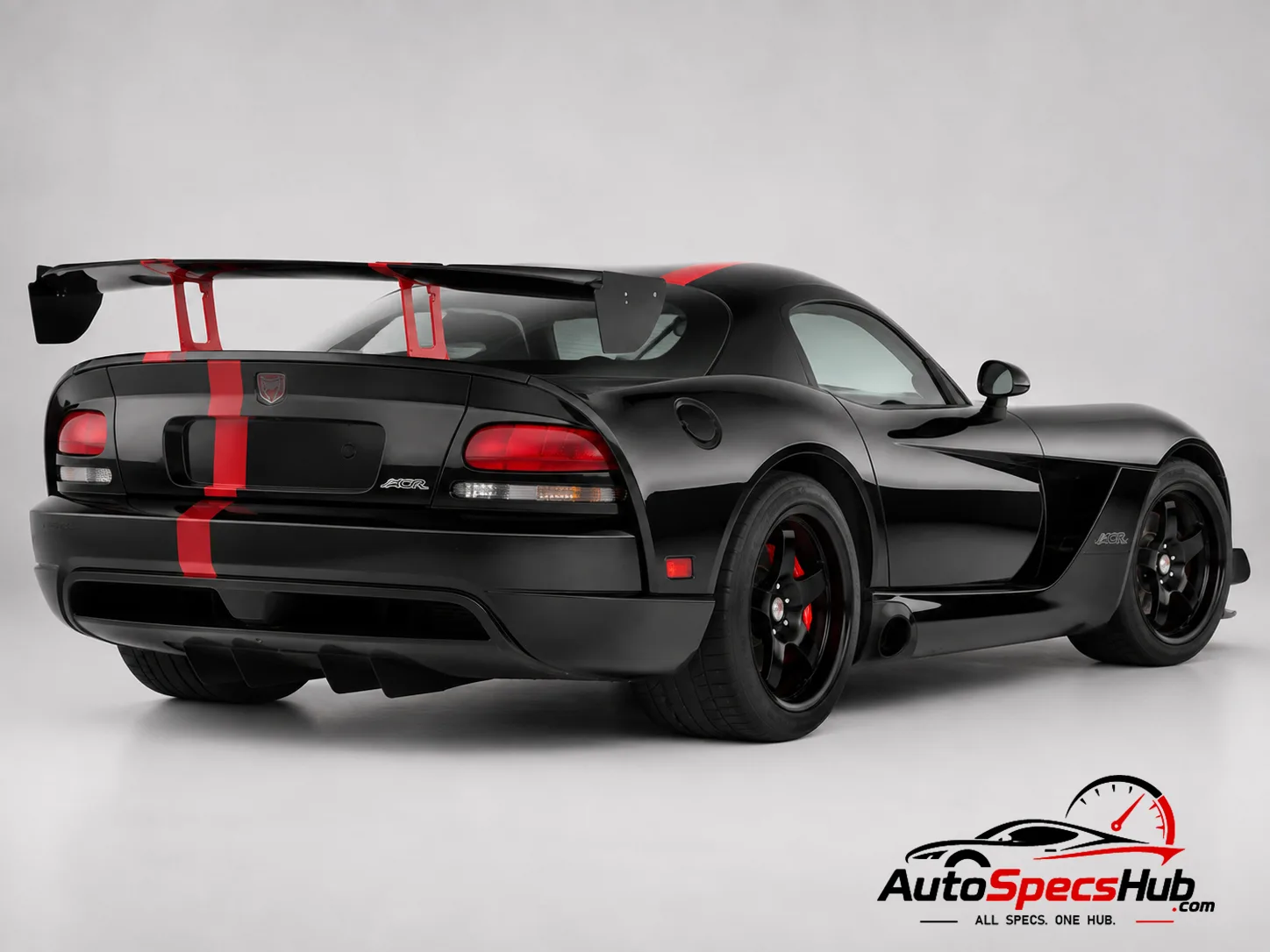 2008 (ZB II) Dodge Viper SRT-10 ACR rear three-quarter view