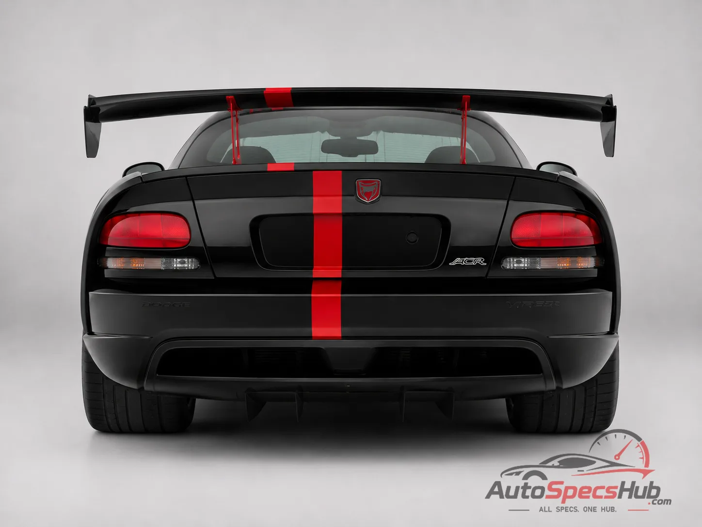 2008 (ZB II) Dodge Viper SRT-10 ACR rear view