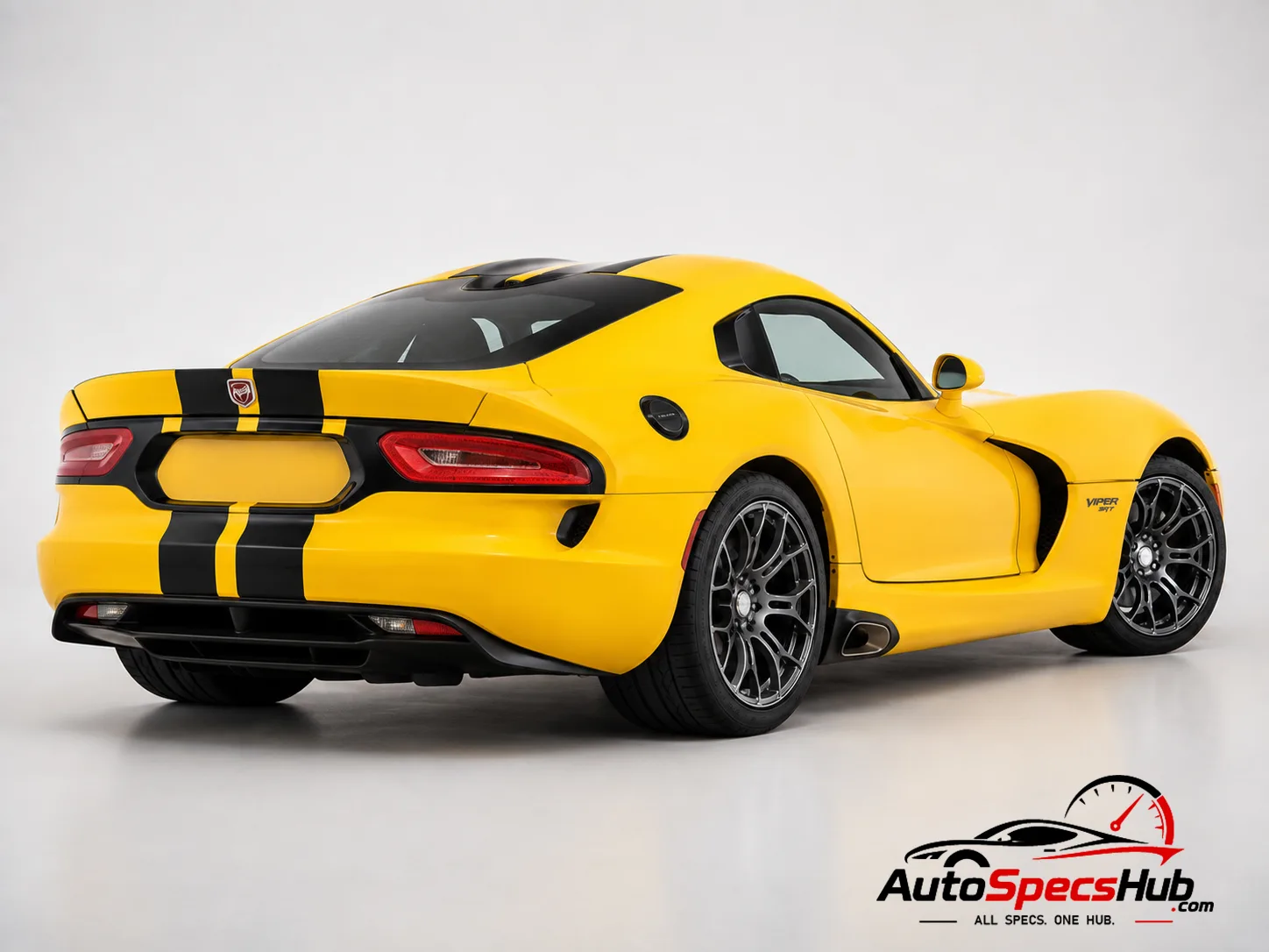2012 (VX I) Dodge SRT Viper rear three-quarter view