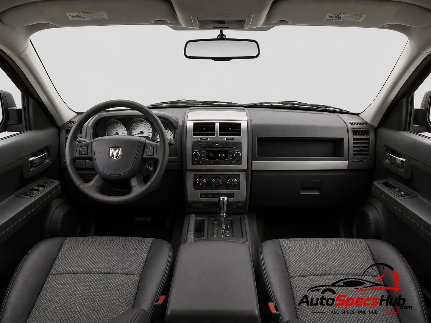 2007 Dodge Nitro 2.8 CRD interior dashboard and front cabin
