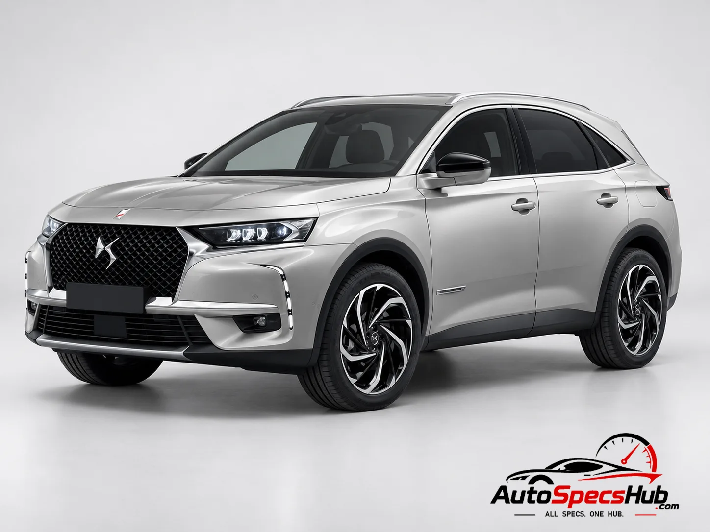 2020 DS 7 Crossback E-TENSE 4x4 front three-quarter view