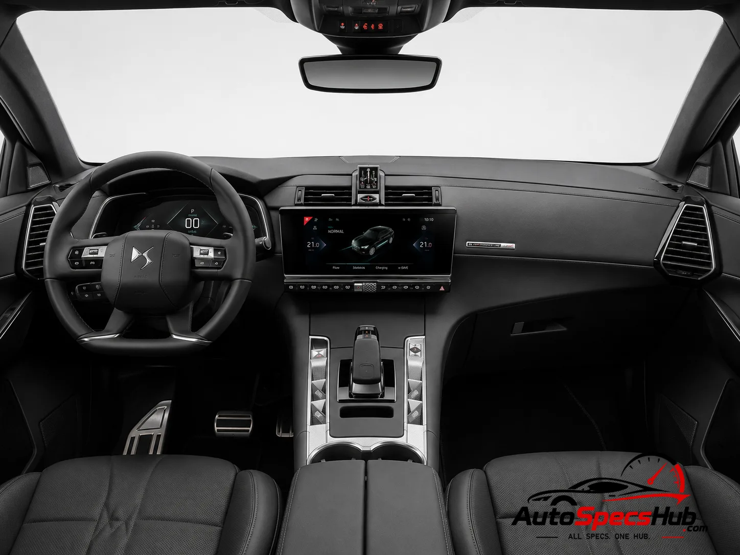 2020 DS 7 Crossback E-TENSE 4x4 interior dashboard view