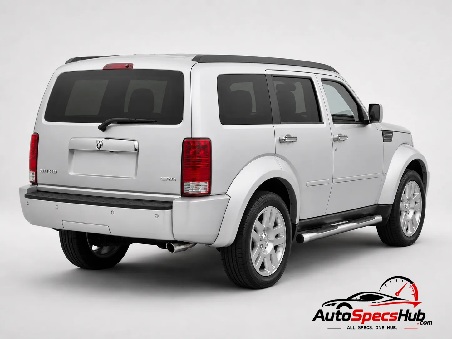 2008 Dodge Nitro 2.8 CRD rear three-quarter view