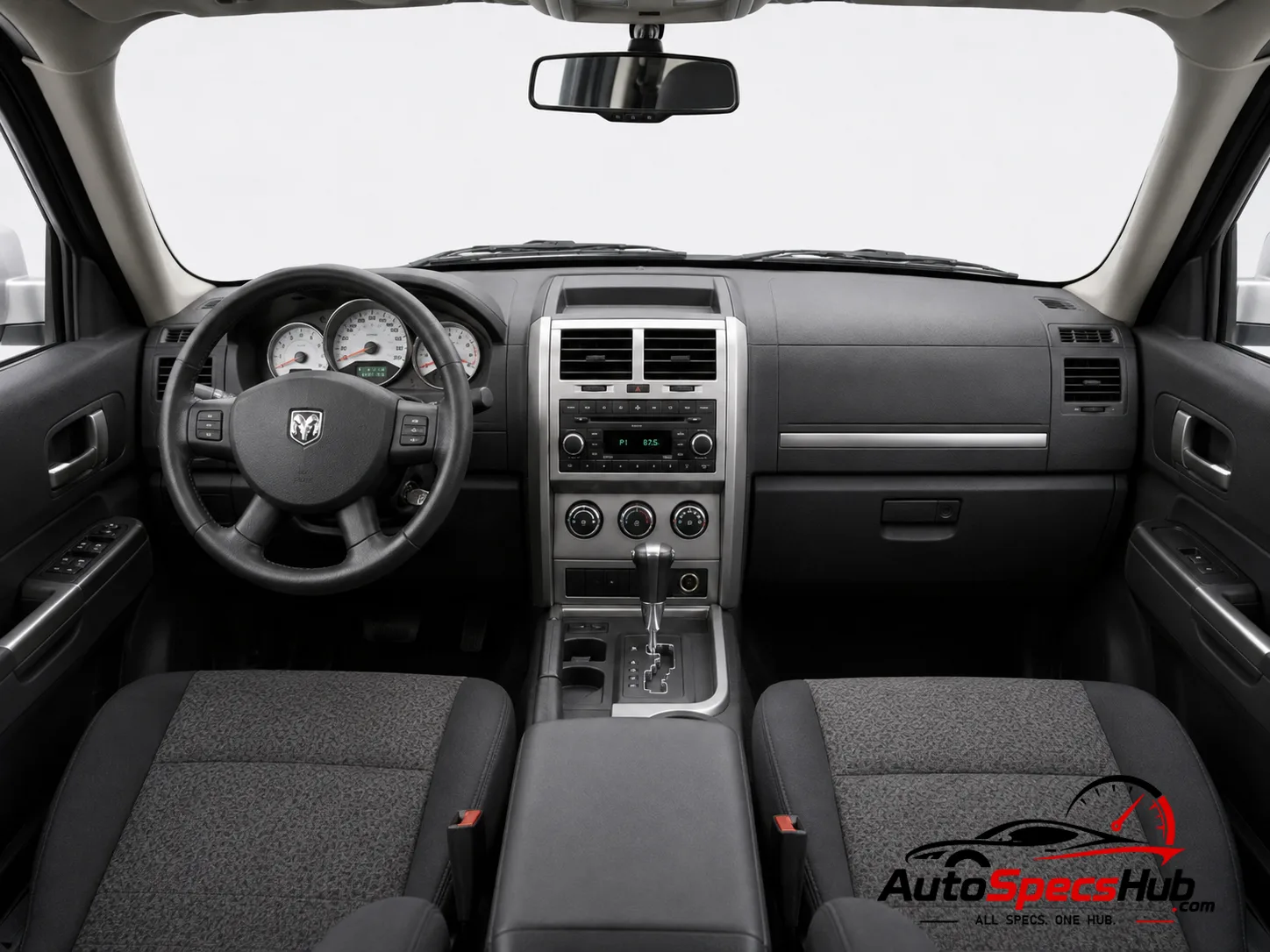 2008 Dodge Nitro 2.8 CRD interior dashboard and front cabin