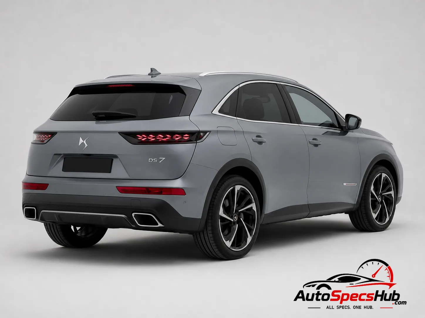 2018 DS 7 Crossback PureTech 225 rear three-quarter view