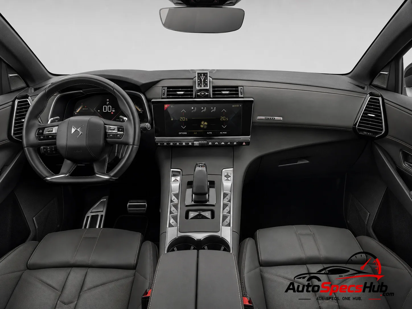 2018 DS 7 Crossback PureTech 225 interior dashboard view