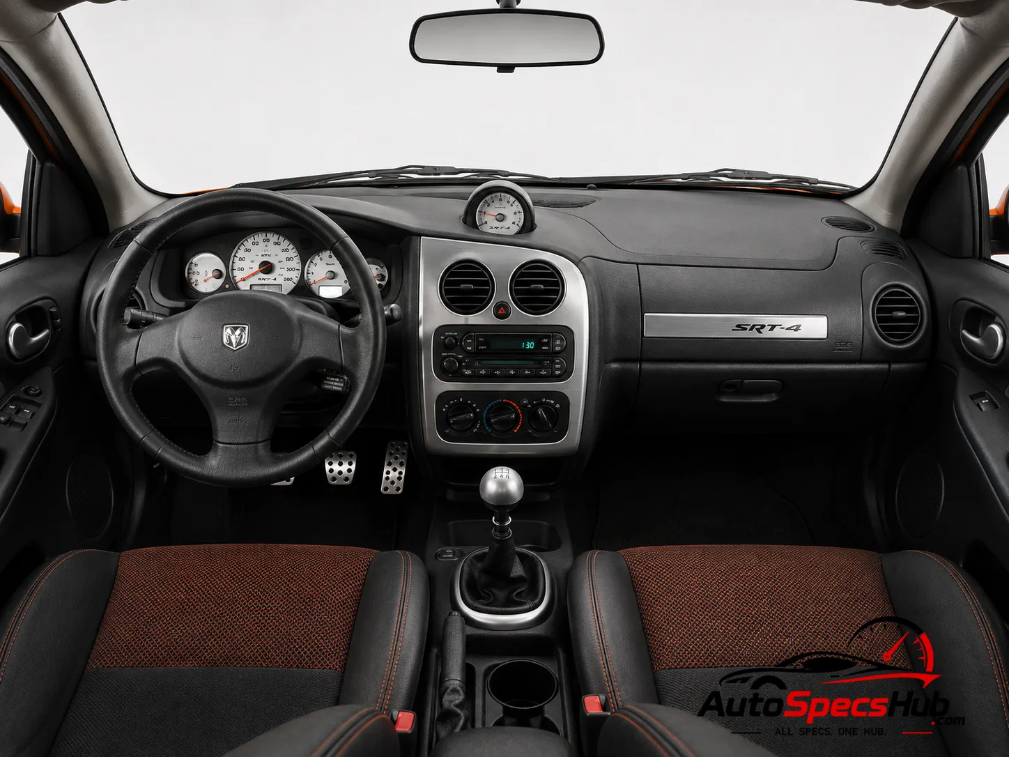 2004 Dodge SRT-4 interior dashboard and front cabin