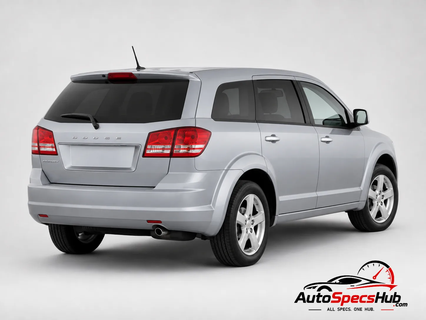 2008 Dodge Journey 2.4 rear three-quarter view