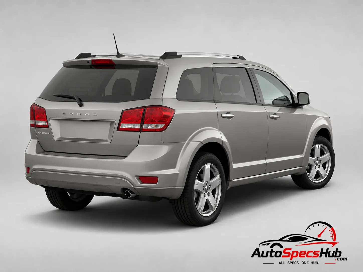 2010 Dodge Journey 2.4 rear three-quarter view