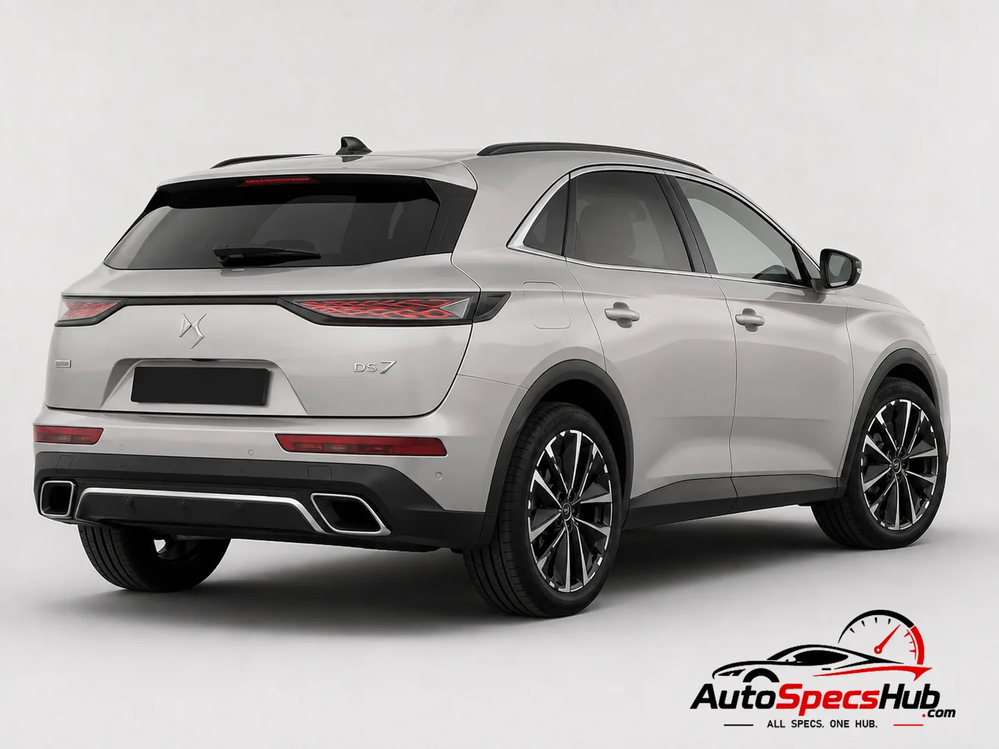 2023 DS 7 BlueHDi 130 rear three-quarter view