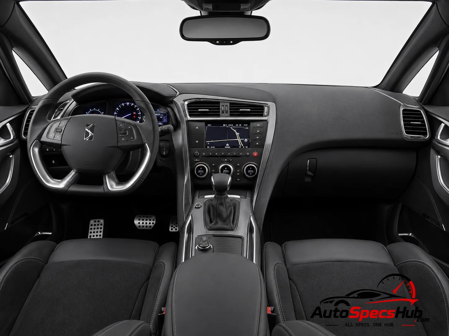 2015 DS DS 5 BlueHDi 120 interior dashboard and front cabin