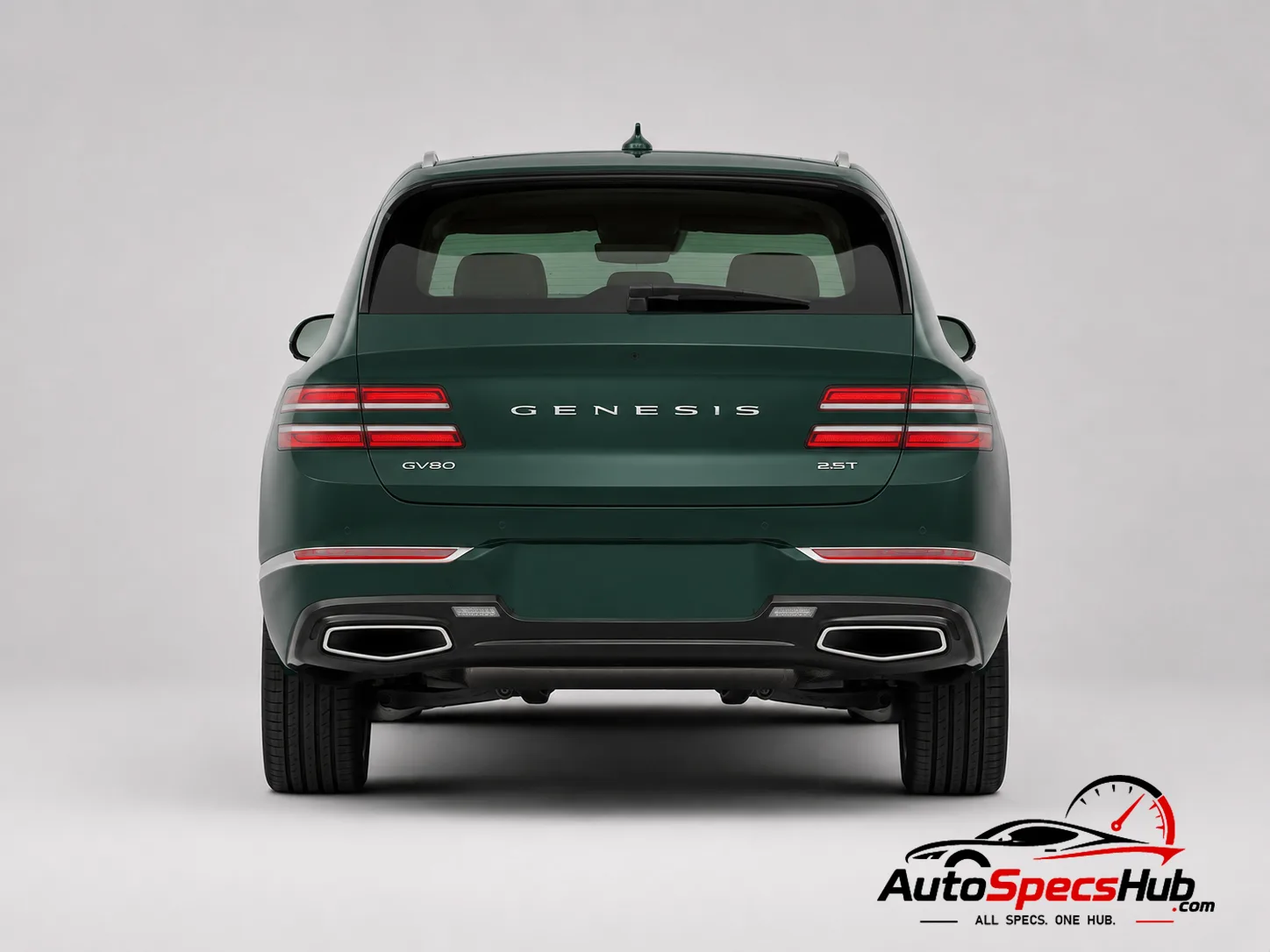 2021 Genesis GV80 2.5T rear view