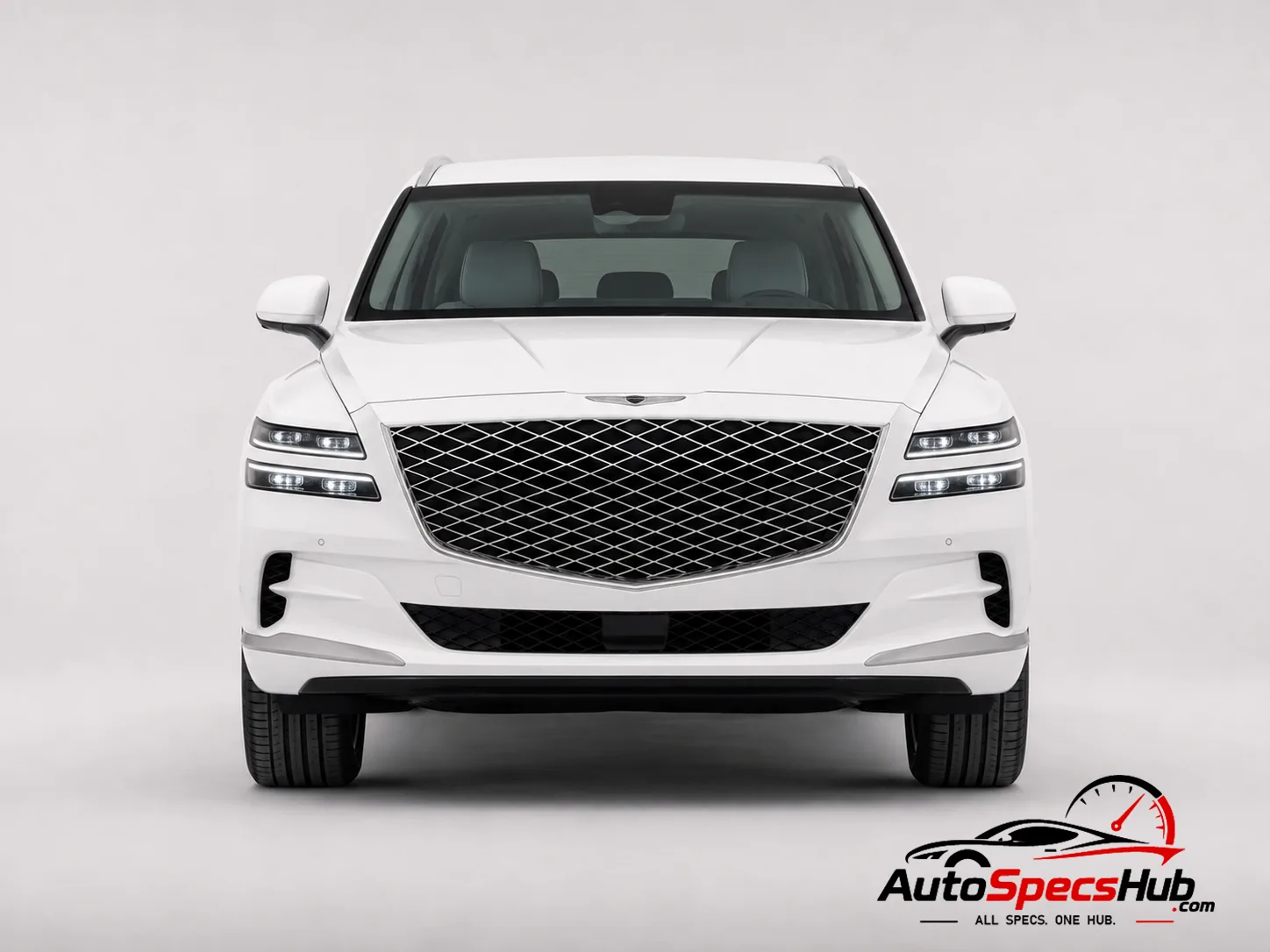 2021 Genesis GV80 3.0D front view