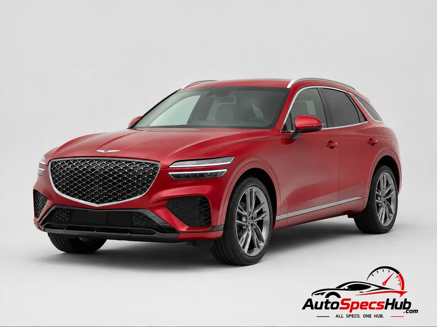 2021 Genesis GV70 2.2D front three-quarter view