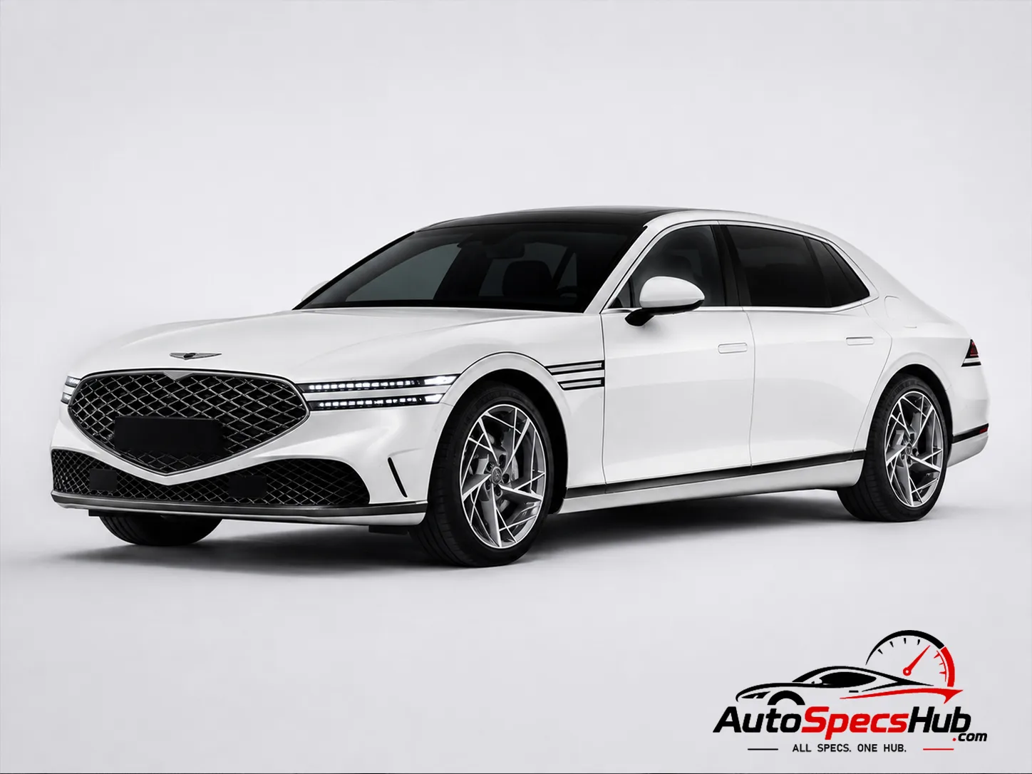 2023 Genesis G90 3.5T front three-quarter view