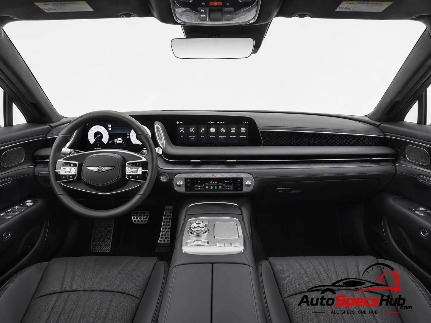 2023 Genesis G90 3.5T interior dashboard and front cabin