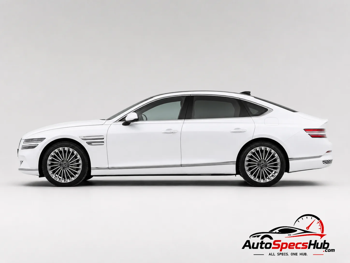 2022 Genesis G80 Electrified side profile