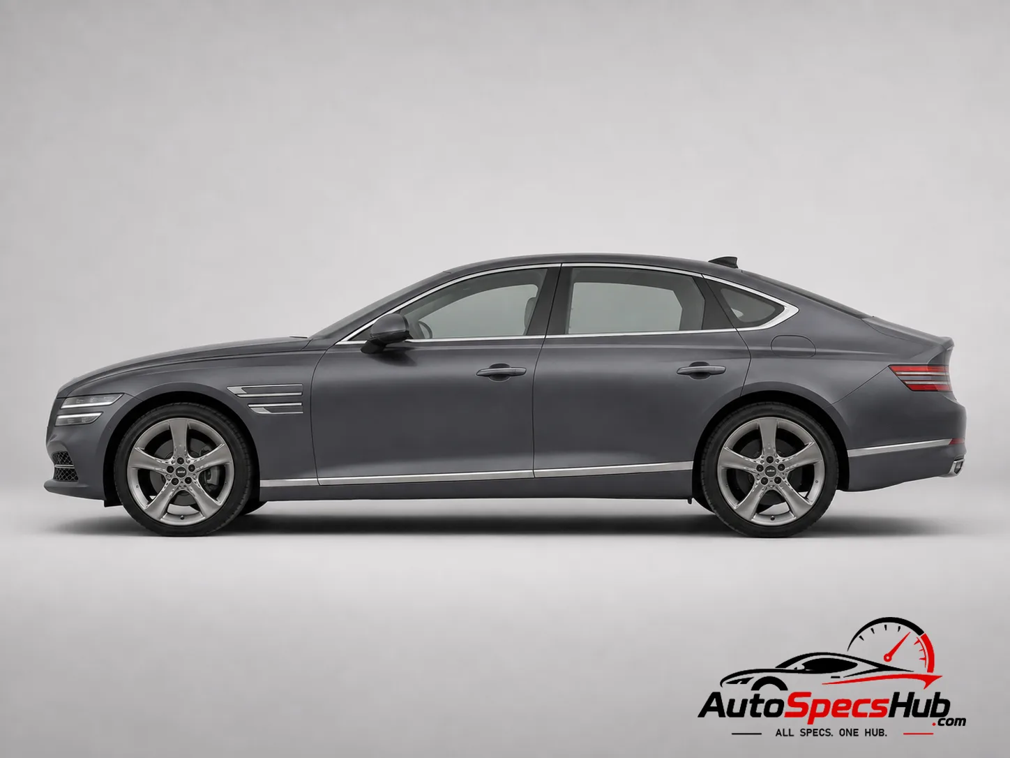 2021 Genesis G80 2.5T side profile