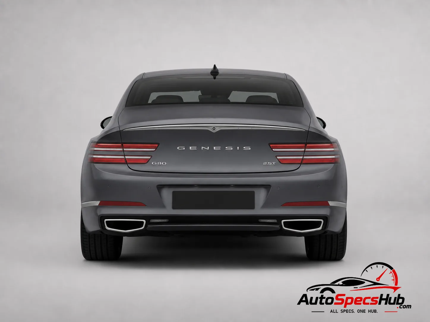 2021 Genesis G80 2.5T rear view