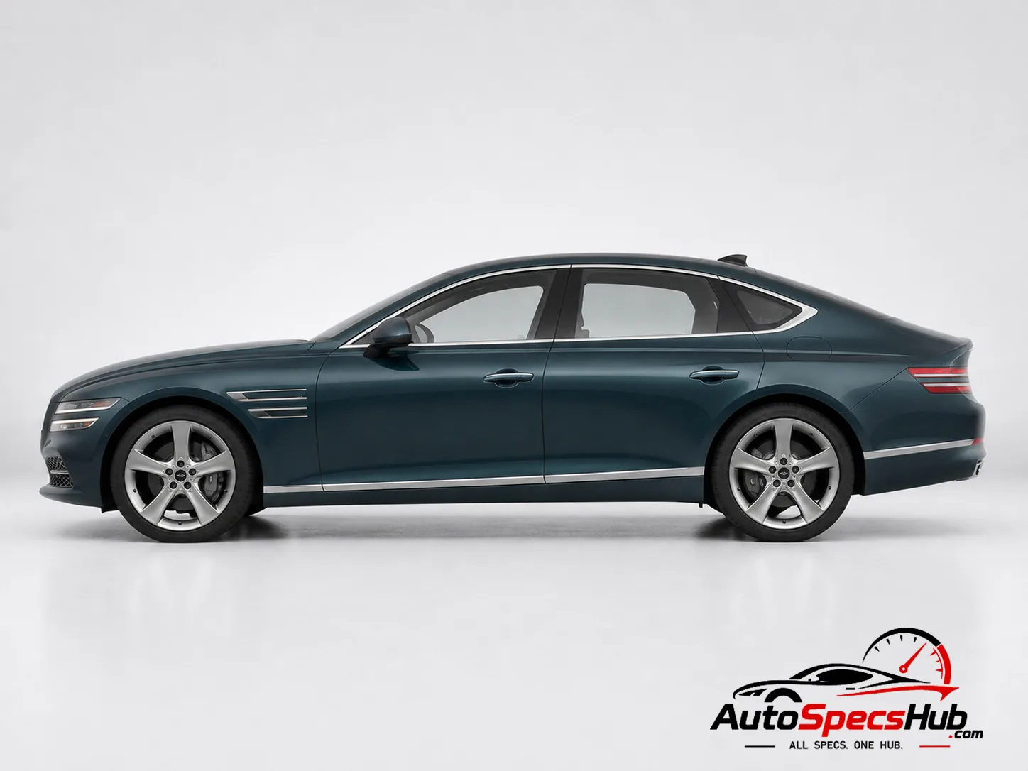 2021 Genesis G80 2.2D side profile