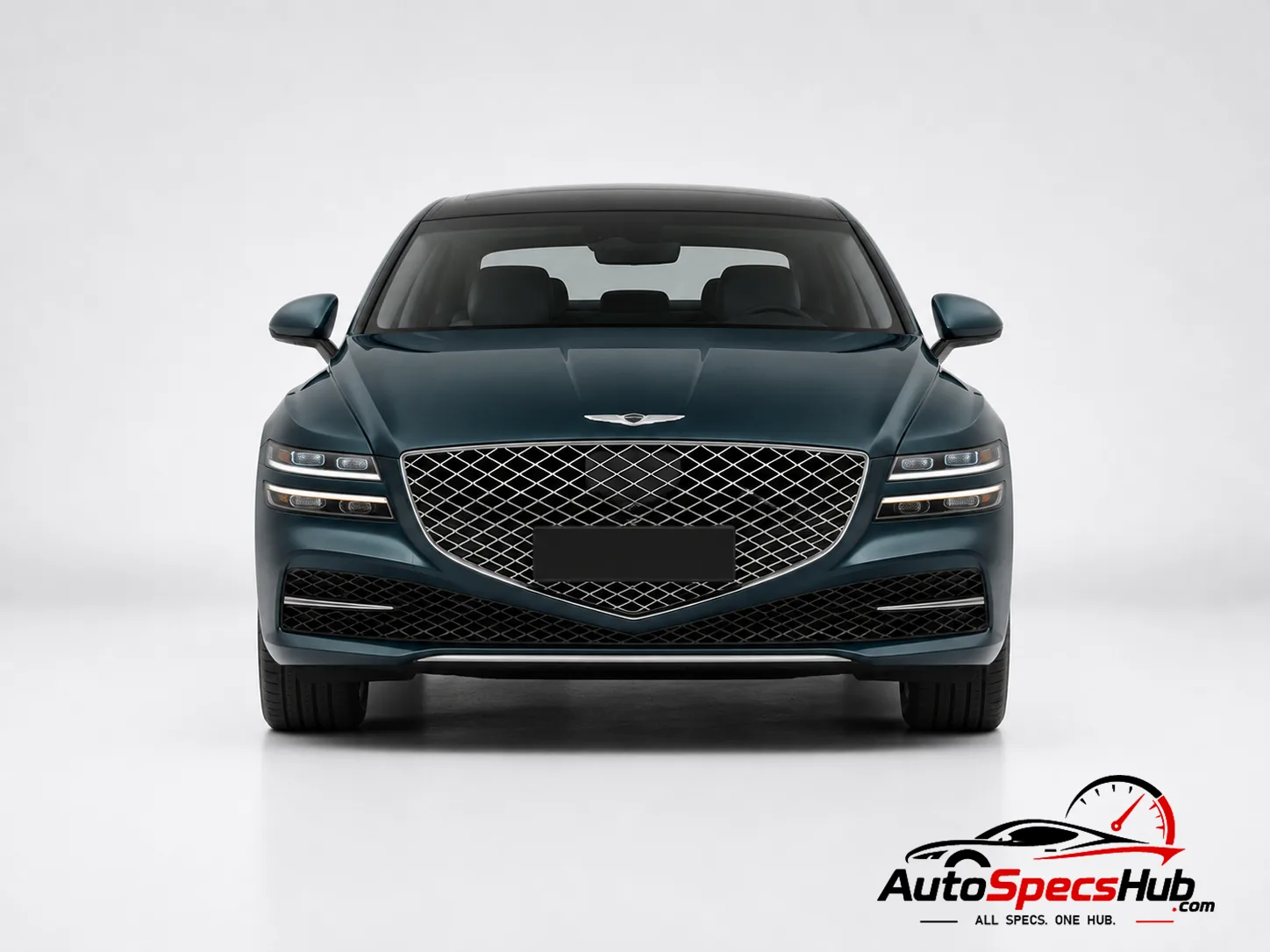 2021 Genesis G80 2.2D front view