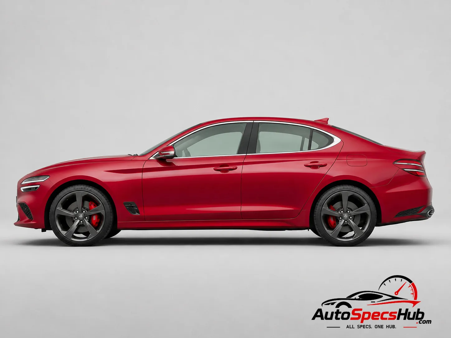 2021 Genesis G70 2.0T Plus AWD side profile
