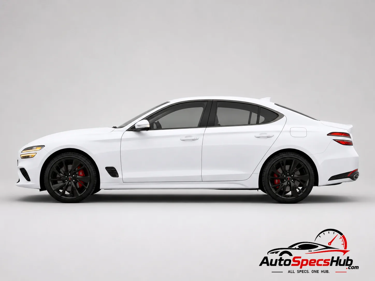 2021 Genesis G70 2.2D AWD side profile