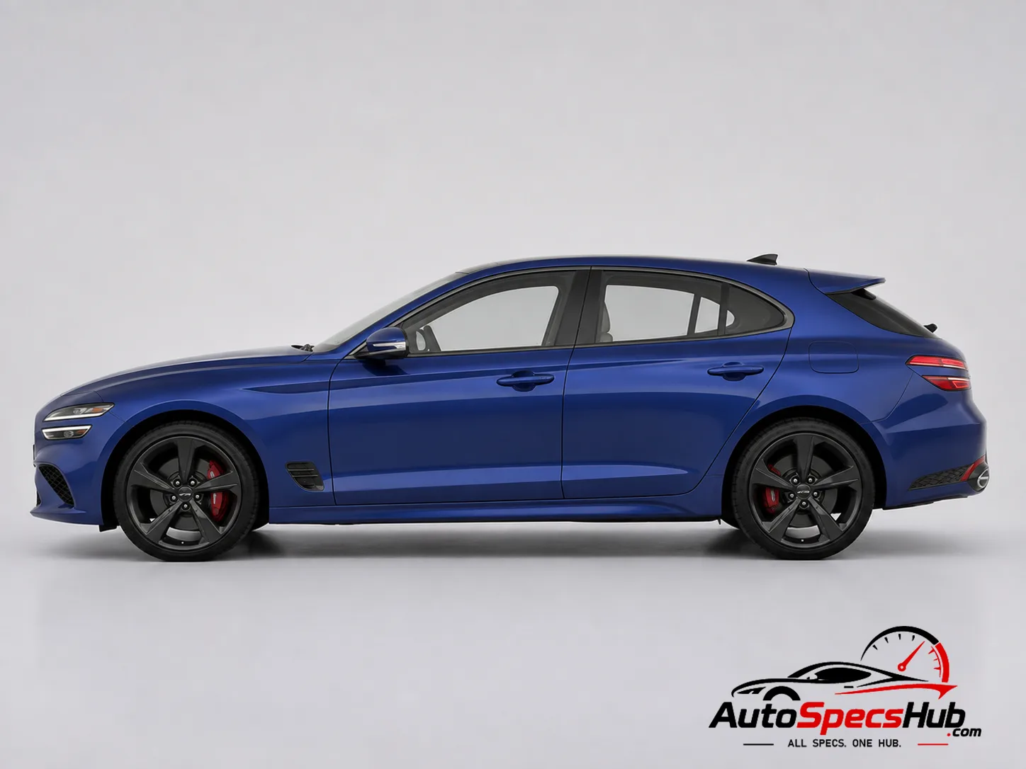 2021 Genesis G70 Shooting Brake 2.2D side profile