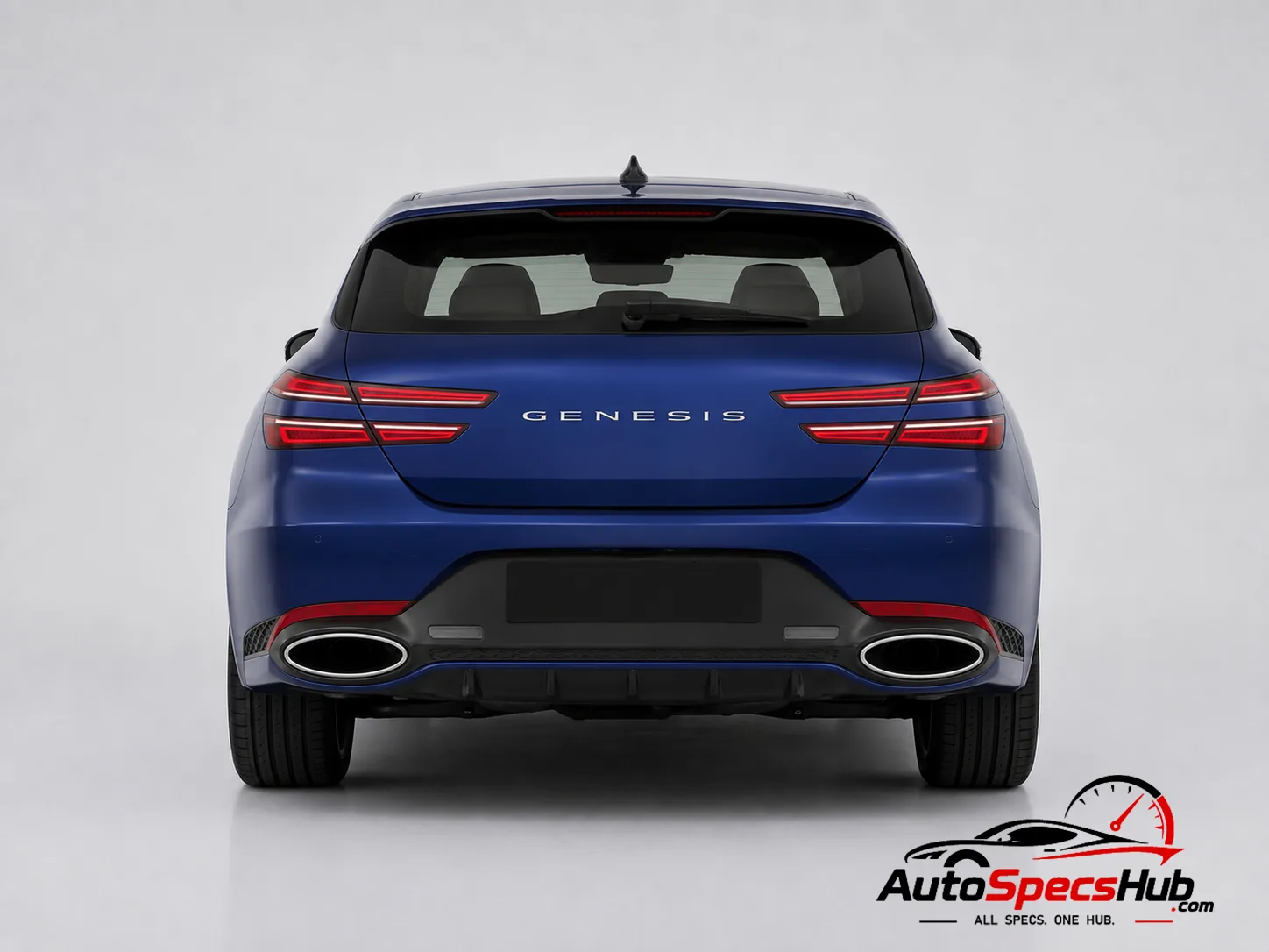 2021 Genesis G70 Shooting Brake 2.2D rear view