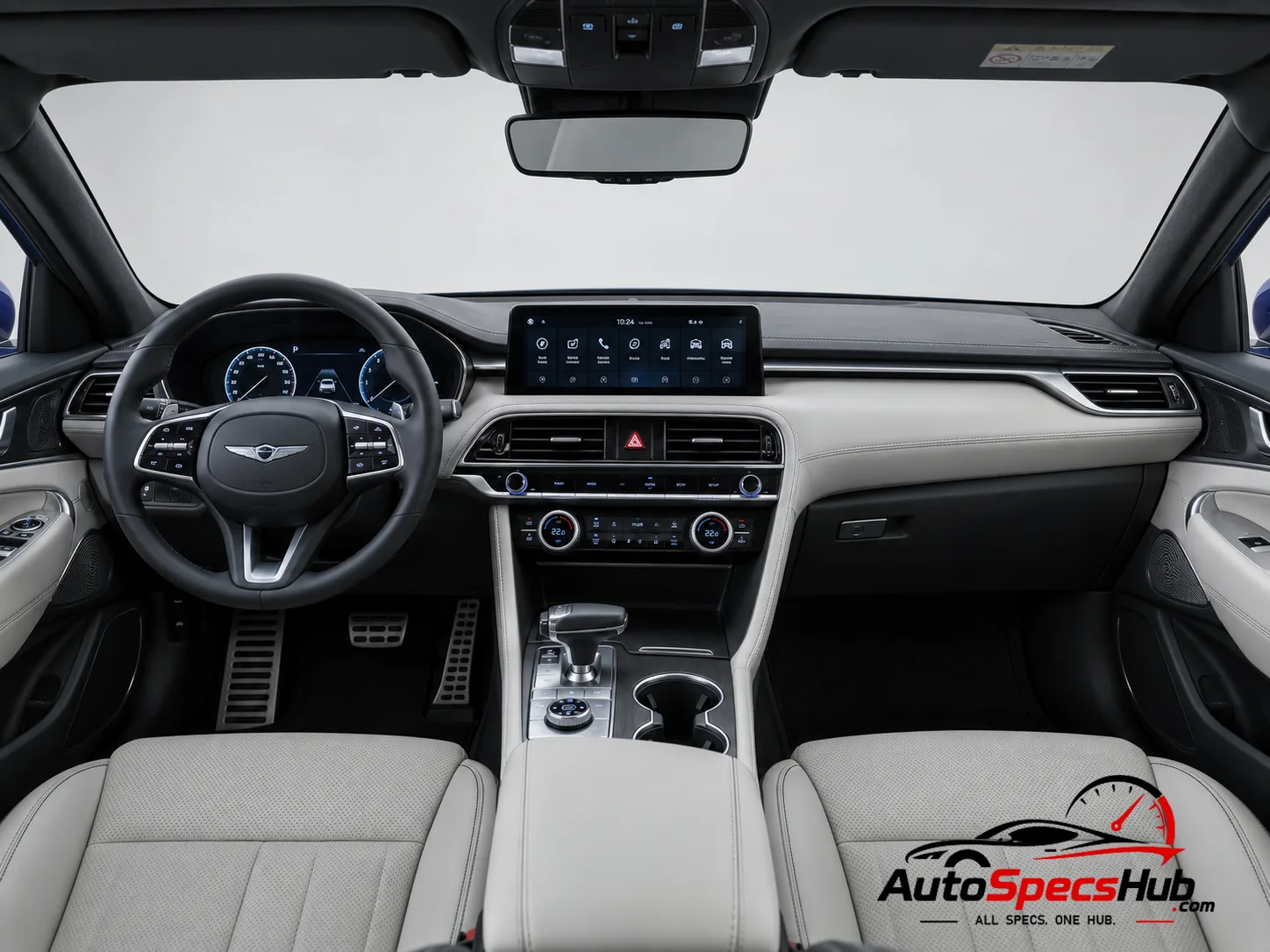 2021 Genesis G70 Shooting Brake 2.2D interior dashboard and front cabin