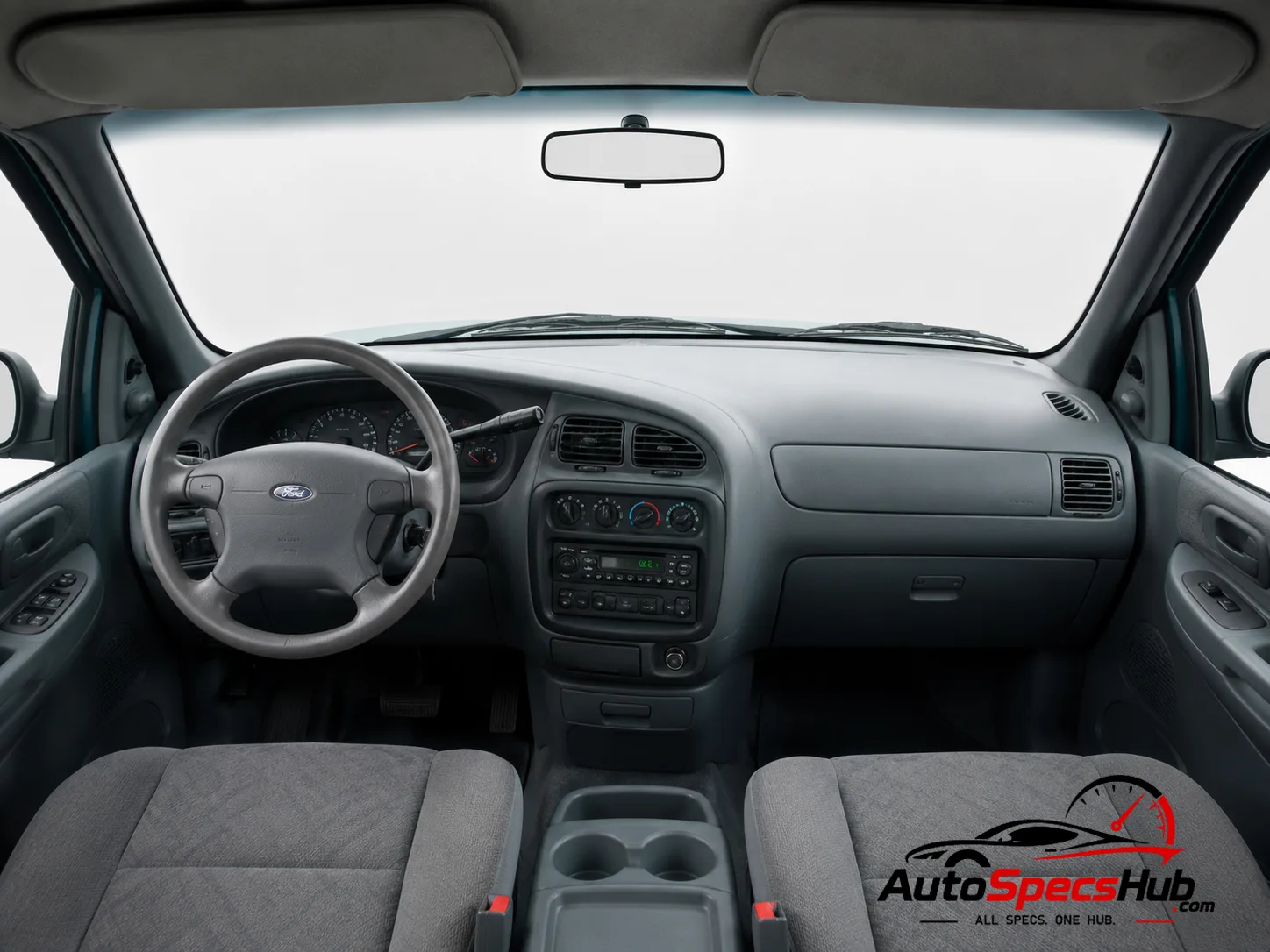 1994 Ford Windstar 3.0 V6 interior dashboard and front cabin